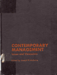 Image of Contemporary Management : Issues and Viewpoints