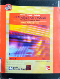 Image of Pemasaran Dasar: Pendekatan manajerial global (Buku 1)