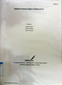 Image of Seminar Manajemen Pemasaran