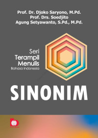 Image of Seri Terampil Menulis Bahasa Indonesia : Sinonim